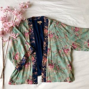 Anthropologie Kimono Wrap Shirt